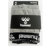 Hummel Herren Boxershorts 2-Pack grey melange L