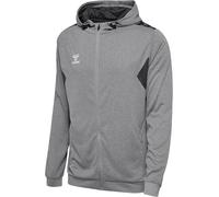 hummel Hmlauthentic Pl Zip Hoodie Herren - grey melange - 2XL
