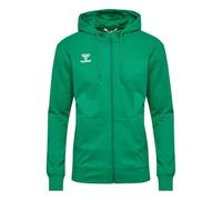 hummel Trainingsjacke hmlGO 2.0 Chevron Full-Zip Hoodie (Baumwolle, mit Kapuze) grün Herren, Größe XL
