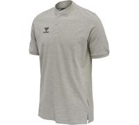 hummel Herren Hmlmove Grid Polo Shirt, Grey Melange, S EU