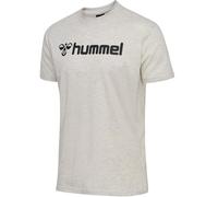 hummel Herren Hmlmover Cotton S/S T-Shirt, Egret Melange, S EU