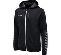 hummel Authentic Poly Full-Zip Hoodie Herren - schwarz-S