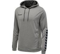 hummel Herren Hoodie Hmlauthentic Poly Hoodie, Grey Melange, S, 204930-2006-S