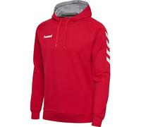 hummel Herren Kapuzenpullover HMLGO COTTON HOODIE, True Rot, S, 203508-3062