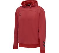 Hummel Herren Kapuzenpullover Lead Poly Hoodie 207409-3062 S True Red