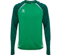 hummel Hmllead 2.0 Crew Sweat Herren - green/white-L