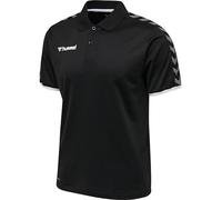 Hummel Authentic Funktions-Poloshirt Herren Schwarz/Weiß M