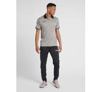 hummel Herren Polo Hmlauthentic Functional Polo, Grey Melange, M, 205382-2006-M
