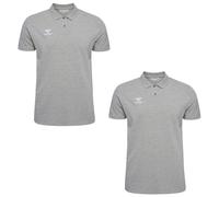 Hummel Herren Poloshirt hmlGO 2.0 Polo 2er Pack 224831-2006-2006 XXXL Grey Melange