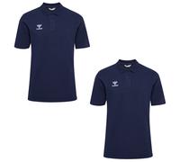 Hummel Herren Poloshirt hmlGO 2.0 Polo 2er Pack 224831-7026-7026 S Marine