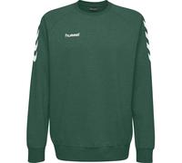 Hummel Herren Pullover Go Cotton Sweatshirt 203505-6140 S Evergreen
