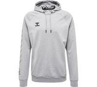 HUMMEL Herren Shirt hmlMOVE GRID COTTON HOODIE (214783) S GREY MELANGE