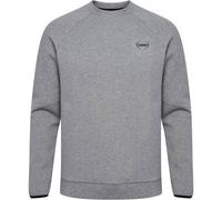 Hummel Fleece Hmltech Regular Crew – grau melange – Größe M