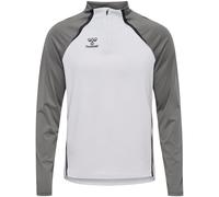 Hummel Herren Sweatshirt LEAD 2.0 HALF ZIP 223746-9396 L White/Steel Gray