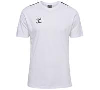 Hummel T-Shirt hmlAUTHENTIC CO – Kurzarm Baumwolle – Weiß XL Herren