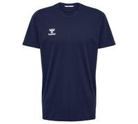 hummel GO 2.0 Cotton T-Shirt Herren, 100% Bio-Baumwolle Qualität, Bequeme Passform, Stretch-Jersey Stoff, Rundhalsausschnitt, Gym Sports & Freizeitbekleidung (1er Pack)