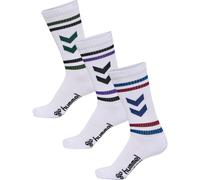 hummel Hml3-Pack Sockens Chevron High Retro - white/multicolor - 43-45