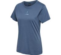 HUMMEL hmlACTIVE CHEVRONS CO TEE S/S WOMAN vintage indigo XL