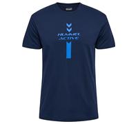 Hummel Active Graphic CO Herren T-Shirt, blau S