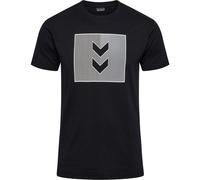 hummel Hmlactive Stripe Co Tee S/S Herren - black - S