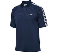 HUMMEL hmlARCHIVE LOOSE POLO SHIRT S/S black iris M-L