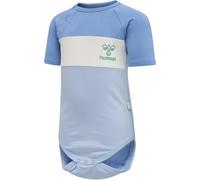 hummel hmlASLAN kurzarm Baby-Body 7118 - silver lake blue 74