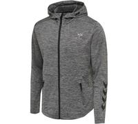 hummel hmlASTON Freizeit Kapuzenjacke Herren dark grey melange S