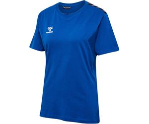 hummel hmlAUTHENTIC Baumwoll-Shirt Damen 7045 - true blue M