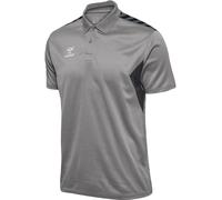Hummel Polo Hmlauthentic Functional - Herren - grau meliert - 3XL