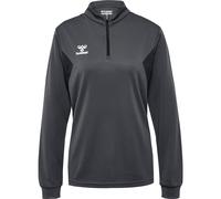 hummel Hmlauthentic Half Zip Sweat Damen - asphalt - L