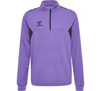 hummel Hmlauthentic Half Zip Sweat Kinder - dahlia purple/asphalt - 128