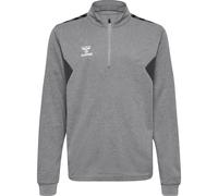 hummel Hmlauthentic Half Zip Sweat Kinder - grey melange - 116