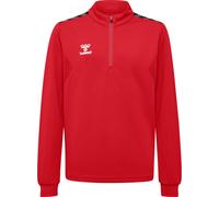 hummel Hmlauthentic Half Zip Sweat Kinder - true red - 140