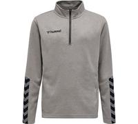 Hummel Sweatshirt Authentic 1/2-Zip Kinder Grau Melange Größe 116