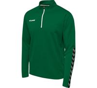 Hummel hmlAUTHENTIC HALF ZIP SWEATSHIRT - EVERGREEN - 2XL