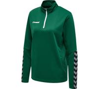 hummel Hmlauthentic Half Zip Sweatshirt Wo - Damen - evergreen - L