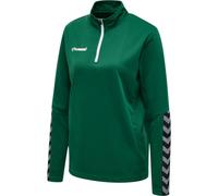 Hummel hmlAUTHENTIC HALF ZIP SWEATSHIRT WOMAN EVERGREEN XL