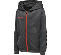 hummel Authentic Kinder Polyester Kapuzenjacke asphalt 116