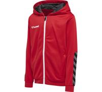 hummel Hmlauthentic Kids Poly Zip Hoodie - Kinder - true red - 128