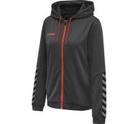 Hummel Damen Hoodie Hmlauthentic Poly Zip HOODIE WOMAN, Asphalt, 2XL, 204939-1525-2XL