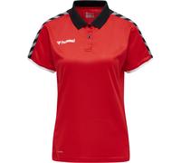 hummel Authentic Funktions-Poloshirt Damen true red M