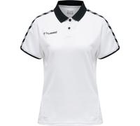 hummel Damen Polo Hmlauthentic Woman Functional Polo, White, XS, 205384-9001-XS