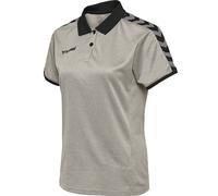 hummel Authentic Funktions-Poloshirt Damen grey melange L