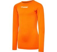 Hummel Kinder-Langarmshirt hmlBL COMFORT 2.0 – Orange Tiger – Größe 152/164