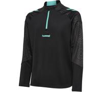hummel hmlBLAZE 2.0 1/2-Zip Trainings-Top Kinder 2784 - black/pool blue 164