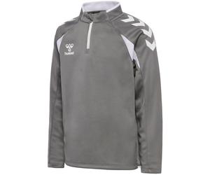 hummel hmlCORE 2.0 1/2-Zip Sweatshirt Kinder 1299 - steel gray/white 164