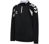 hummel hmlCORE 2.0 1/2-Zip Sweatshirt Kinder 2114 - black/white 164