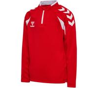 hummel hmlCORE 2.0 1/2-Zip Sweatshirt Kinder 3946 - true red/white 128