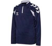 hummel hmlCORE 2.0 1/2-Zip Sweatshirt Kinder 7929 - marine/white 164