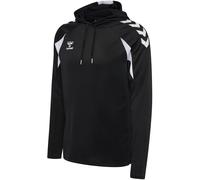 hummel Kapuzenpullover hmlCORE 2.0 Hoodie (100% rec. Polyester) schwarz/weiss Herren, Größe L